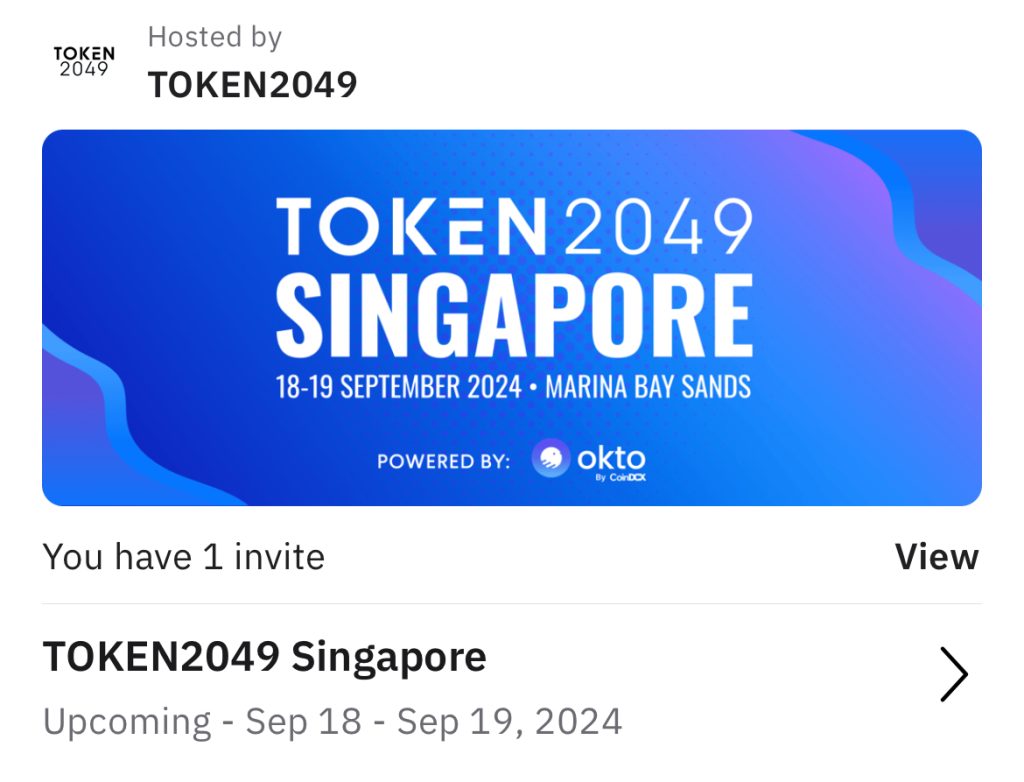 token2049 Singapore