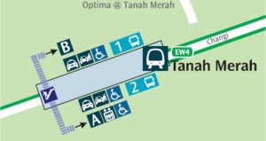 tanah merah mrt map